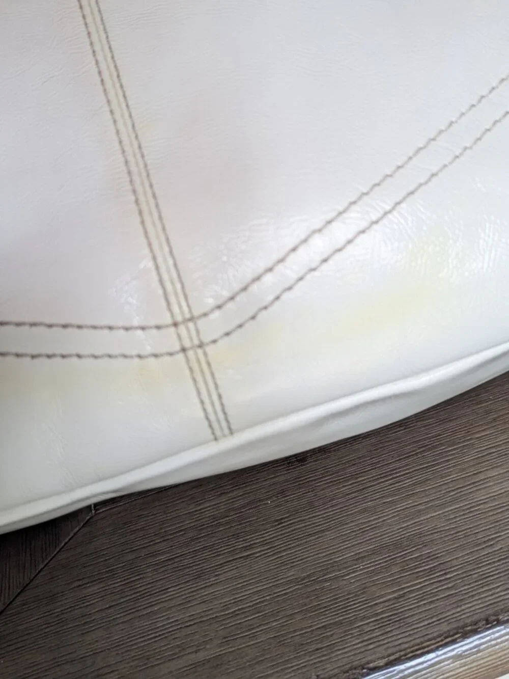 Coach F13051 Y2k Limited Edition Peyton Legacy Satchel White Patent Leather